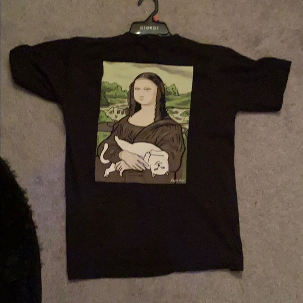Rip N Dip Lord Nermal Mona Lisa T-Shirt (black)